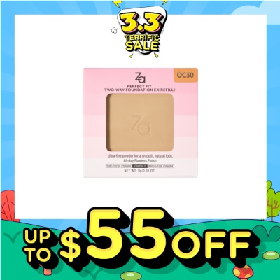 ZA Perfect Fit Two-Way Foundation EX OC30 (Refill) 9g