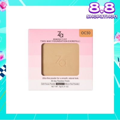 ZA Perfect Fit Two-Way Foundation EX OC30 (Refill) 9g