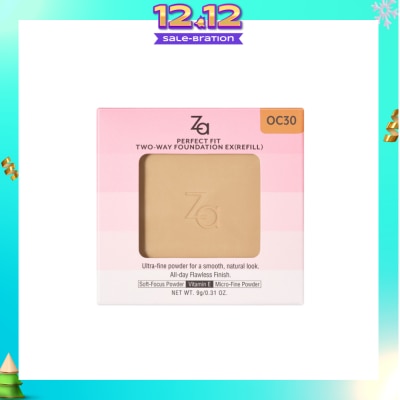 ZA Perfect Fit Two-Way Foundation EX OC30 (Refill) 9g