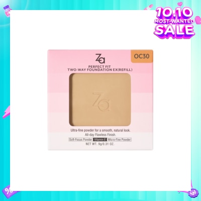 ZA Perfect Fit Two-Way Foundation EX OC30 (Refill) 9g