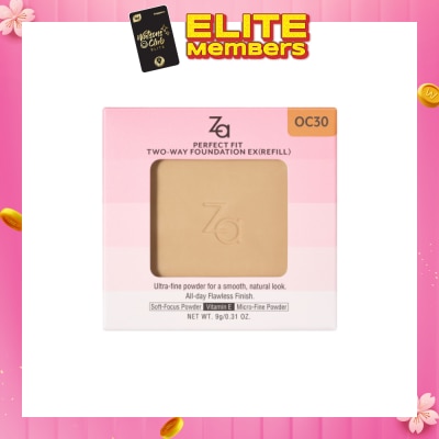 ZA Perfect Fit Two-Way Foundation EX OC30 (Refill) 9g