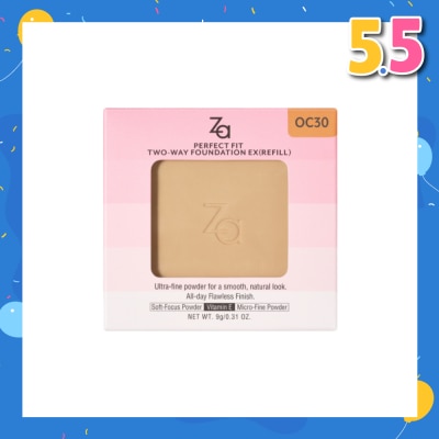 ZA Perfect Fit Two-Way Foundation EX OC30 (Refill) 9g