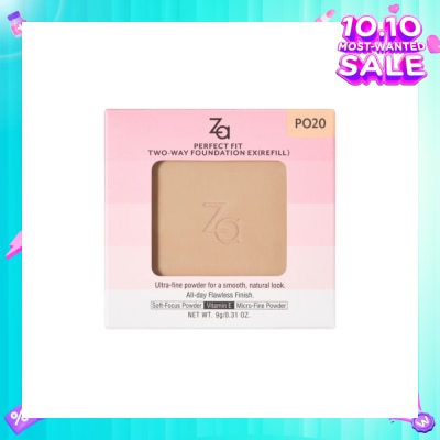 ZA Perfect Fit Two-Way Foundation EX PO20 (Refill) 9g