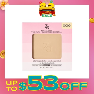 ZA [CNY] Perfect Fit Two-Way Foundation EX OC00 (Refill) 9g