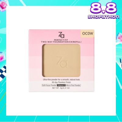 ZA Perfect Fit Two-Way Foundation EX OC0W (Refill) 9g
