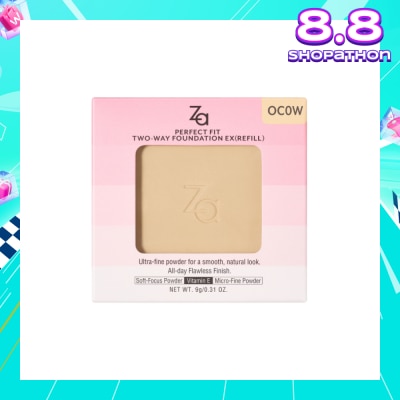 ZA Perfect Fit Two-Way Foundation EX OC0W (Refill) 9g