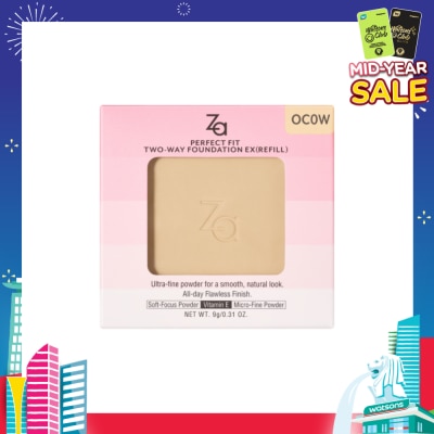 ZA Perfect Fit Two-Way Foundation EX OC0W (Refill) 9g