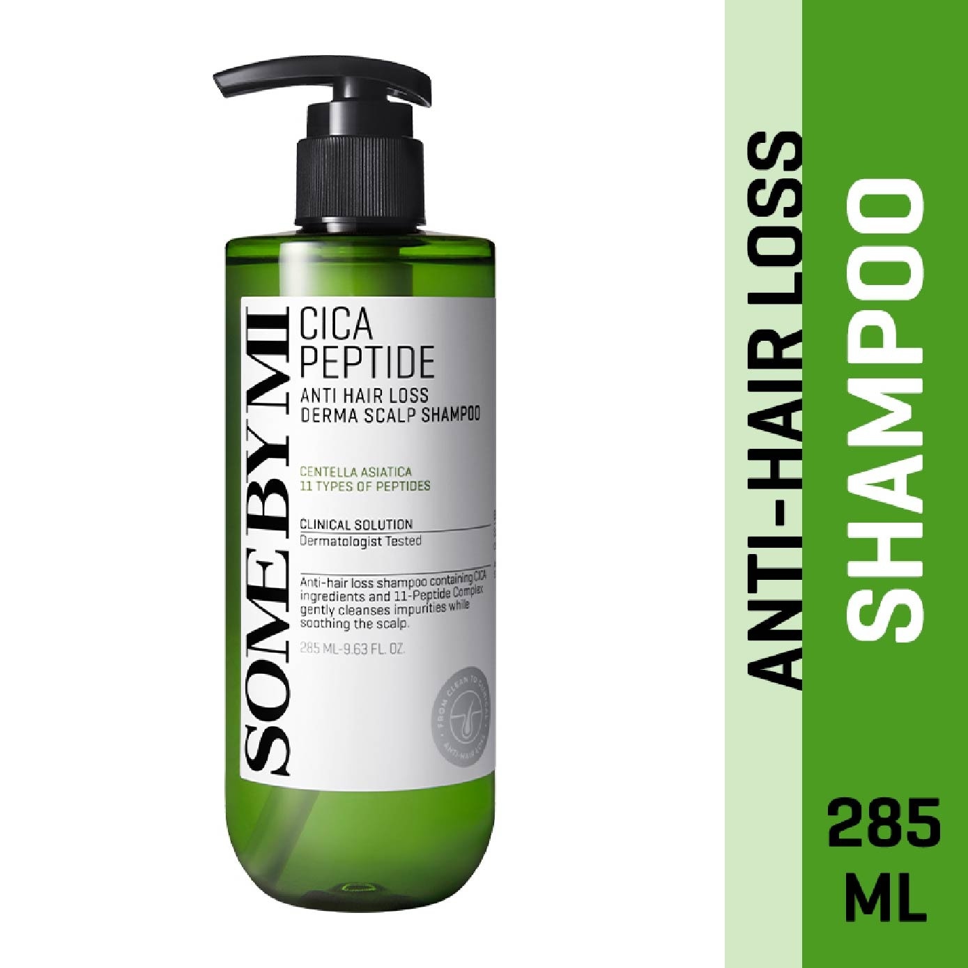 Cica Peptide Anti Hair Loss Derma Scalp Shampoo 285ml