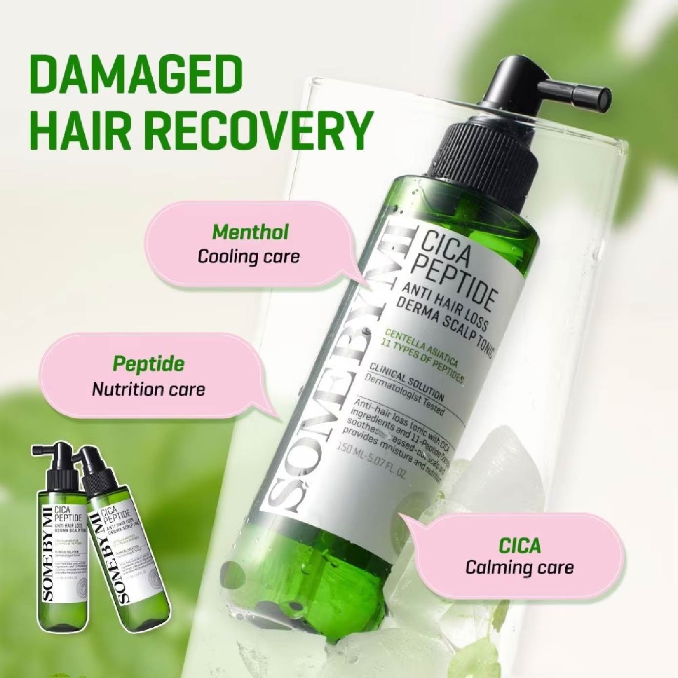 Cica Peptide Anti Hair Loss Derma Scalp Tonic 150ml