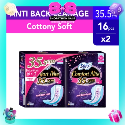 SOFY - Body Fit Night Slim Wing 35cm 16sx2 Twin Pack