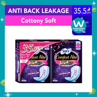 SOFY Body Fit Night Slim Wing 35cm 16sx2 Twin Pack image