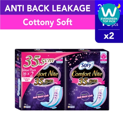 SOFY Body Fit Night Slim Wing 35cm 16sx2 Twin Pack image