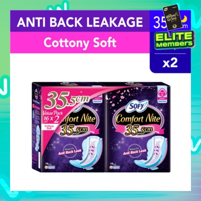 SOFY Body Fit Night Slim Wing 35cm 16sx2 Twin Pack