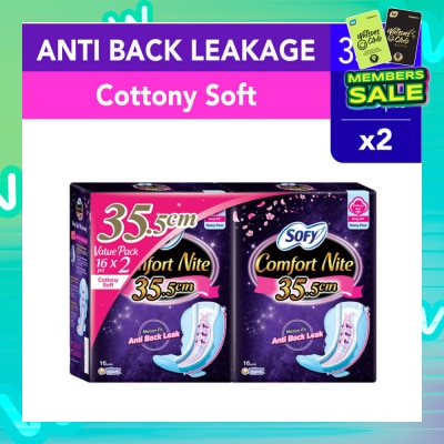 SOFY Body Fit Night Slim Wing 35cm 16sx2 Twin Pack