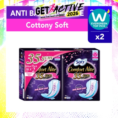 SOFY - Body Fit Night Slim Wing 35cm 16sx2 Twin Pack image