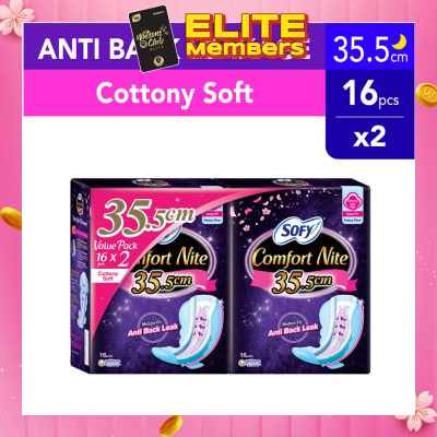 SOFY Body Fit Night Slim Wing 35cm 16sx2 Twin Pack