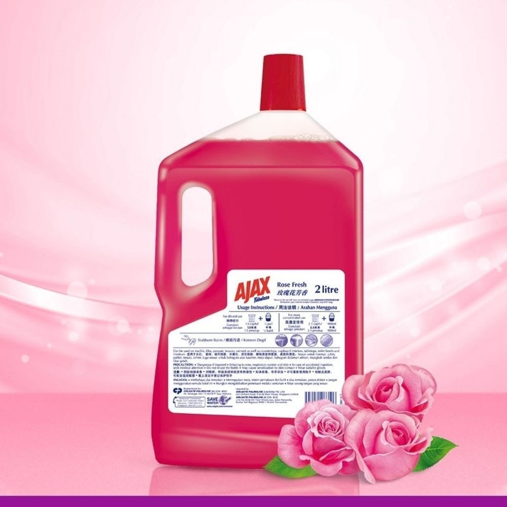 Multi Purpose Cleaner Rose Scented (Eliminates 99.9% Bacteria) 2L