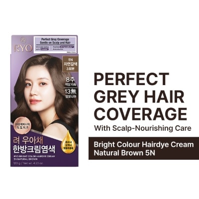 RYO Bright Color Hair Dye Natural Brown image