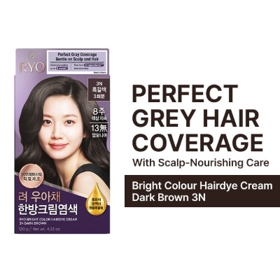 RYO Bright Color Hair Dye Cream Dark Brown image