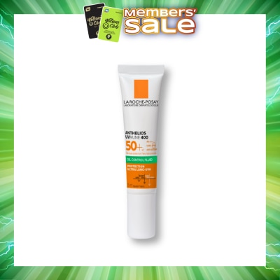 LA ROCHE-POSAY - Anthelios UVMune 400 Oil Control Fluid SPF50+ PA++++ 15ml (Expiry: Mar`2027)