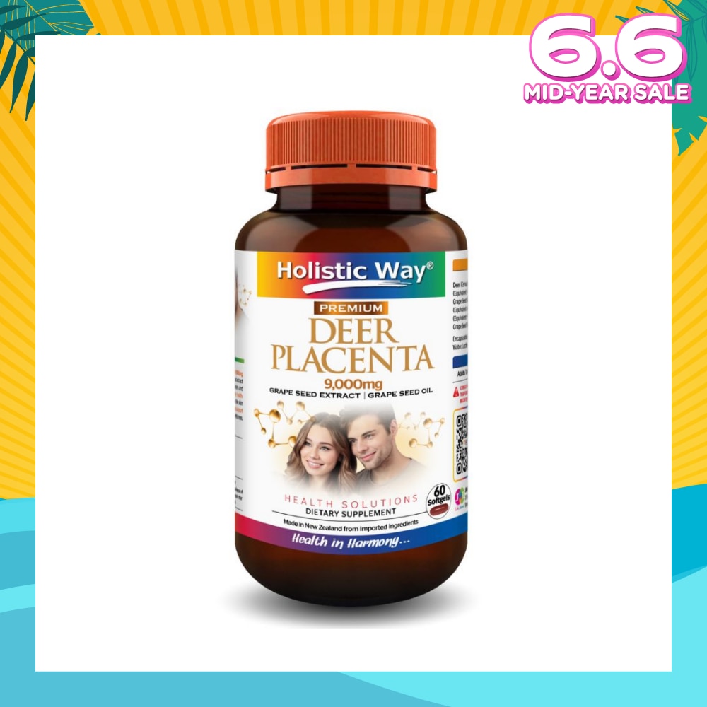 Premium Deer Placenta Fresh 9000mg Softgel 60s