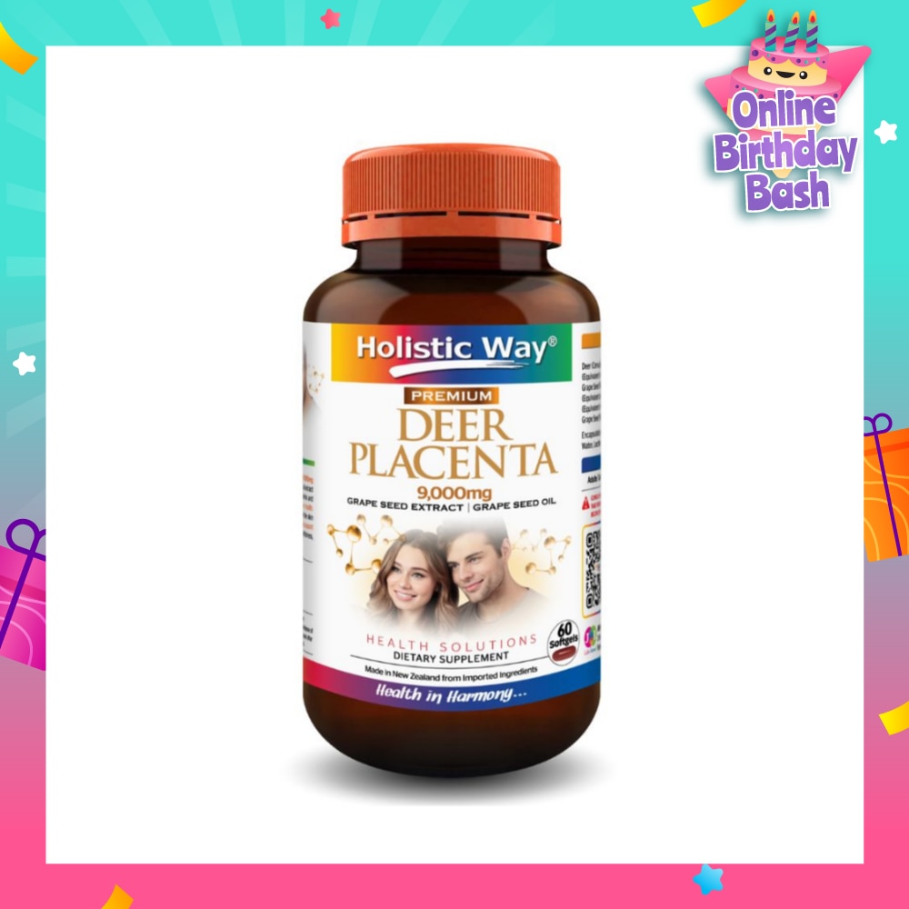Premium Deer Placenta Fresh 9000mg Softgel 60s
