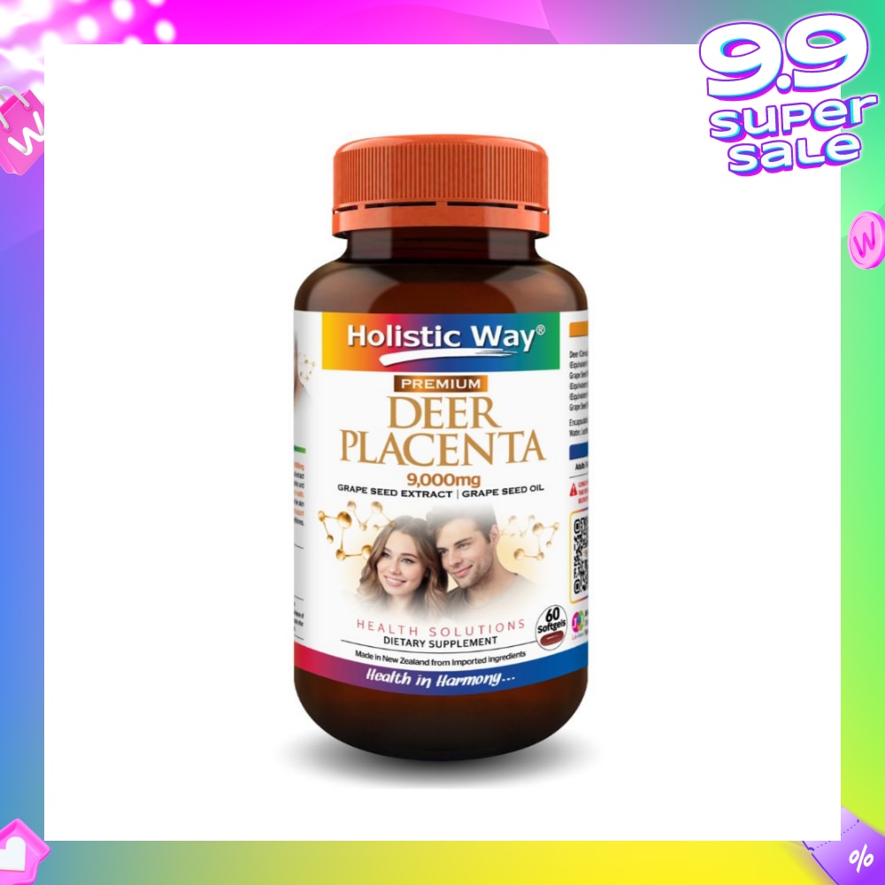 Premium Deer Placenta Fresh 9000mg Softgel 60s