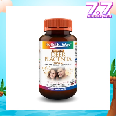 HOLISTIC WAY Premium Deer Placenta Fresh 9000mg Softgel 60s