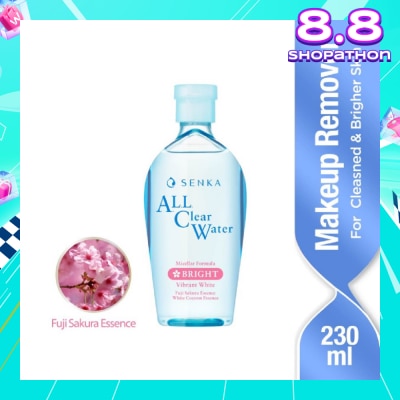 SENKA ALL Clear Micellar Water Bright (Remove Makeup for Brighter Skin) 230ml