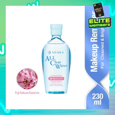 SENKA ALL Clear Micellar Water Bright (Remove Makeup for Brighter Skin) 230ml
