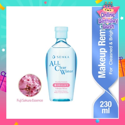 SENKA ALL Clear Micellar Water Bright (Remove Makeup for Brighter Skin) 230ml