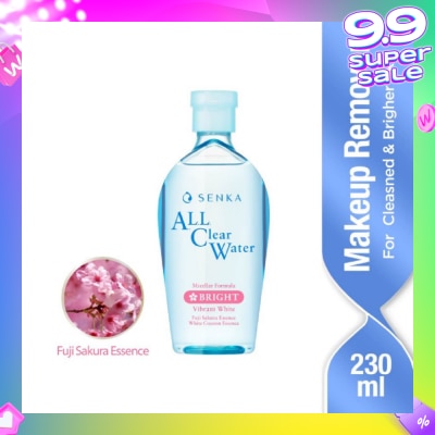 SENKA ALL Clear Micellar Water Bright (Remove Makeup for Brighter Skin) 230ml