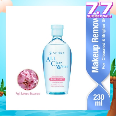 SENKA ALL Clear Micellar Water Bright (Remove Makeup for Brighter Skin) 230ml