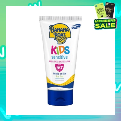 BANANA BOAT Kids Sensitive Sunscreen Lotion SPF50 90ml