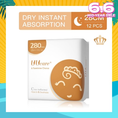 UUCare® Anti-bacterial Day 280mm 12s
