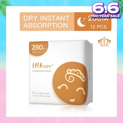 UUCare® Anti-bacterial Day 280mm 12s