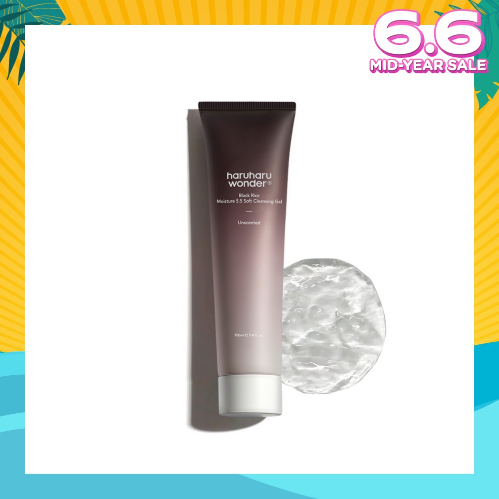 Black Rice Moisture 5.5 Soft Cleansing Gel Unscented 100ml