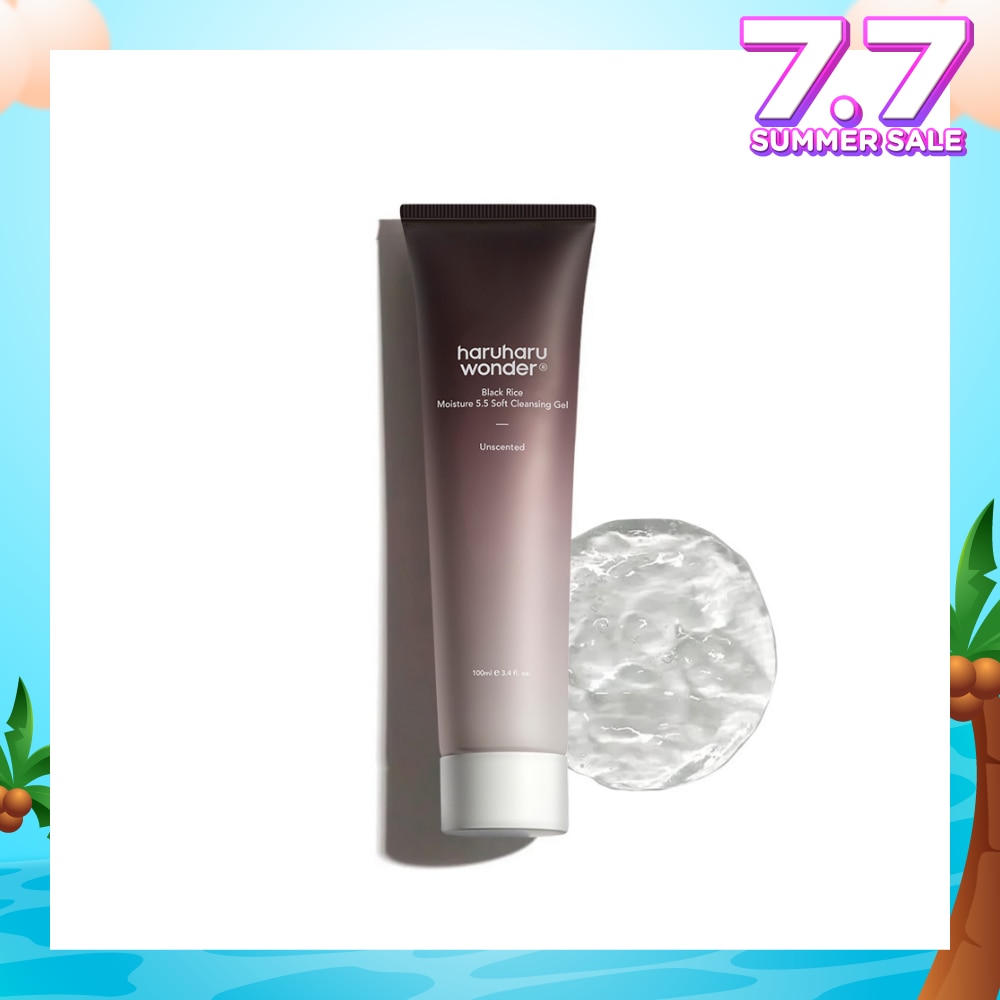Black Rice Moisture 5.5 Soft Cleansing Gel Unscented 100ml