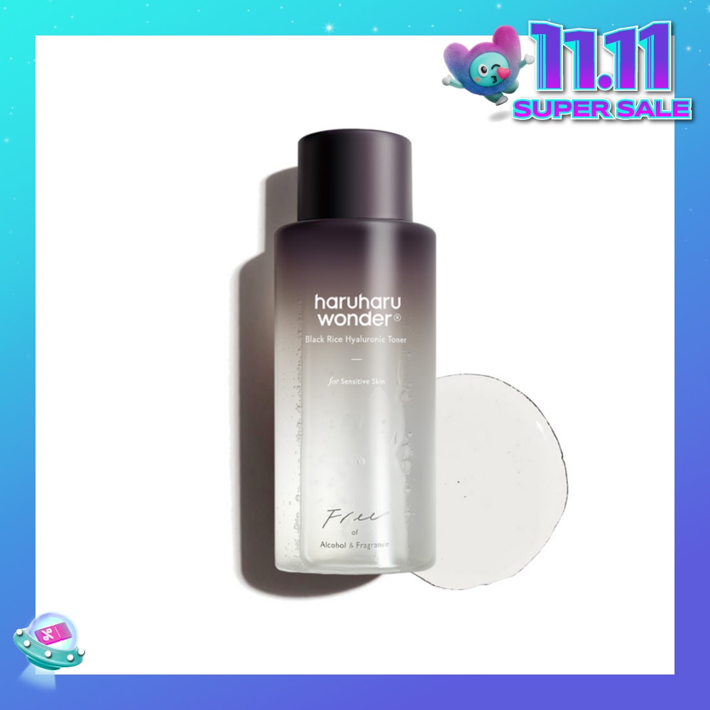 Black Rice Hyaluronic Toner (For Sensitive Skin, Alcohol & Fragrance Free) 150ml