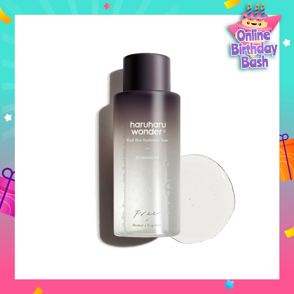 Black Rice Hyaluronic Toner (For Sensitive Skin, Alcohol & Fragrance Free) 150ml