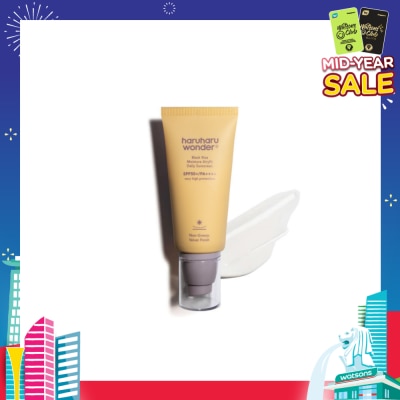 HARUHARU WONDER Black Rice Moisture Airyfit Daily Sunscreen SPF50+ PA++++ (Non-Greasy & Velvet Finish) 50ml