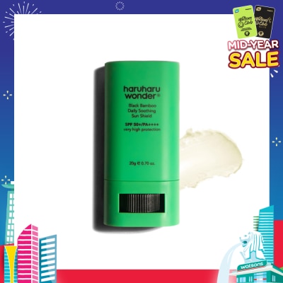 HARUHARU WONDER Black Bamboo Daily Soothing Sun Shield SPF50+ PA++++ 20g