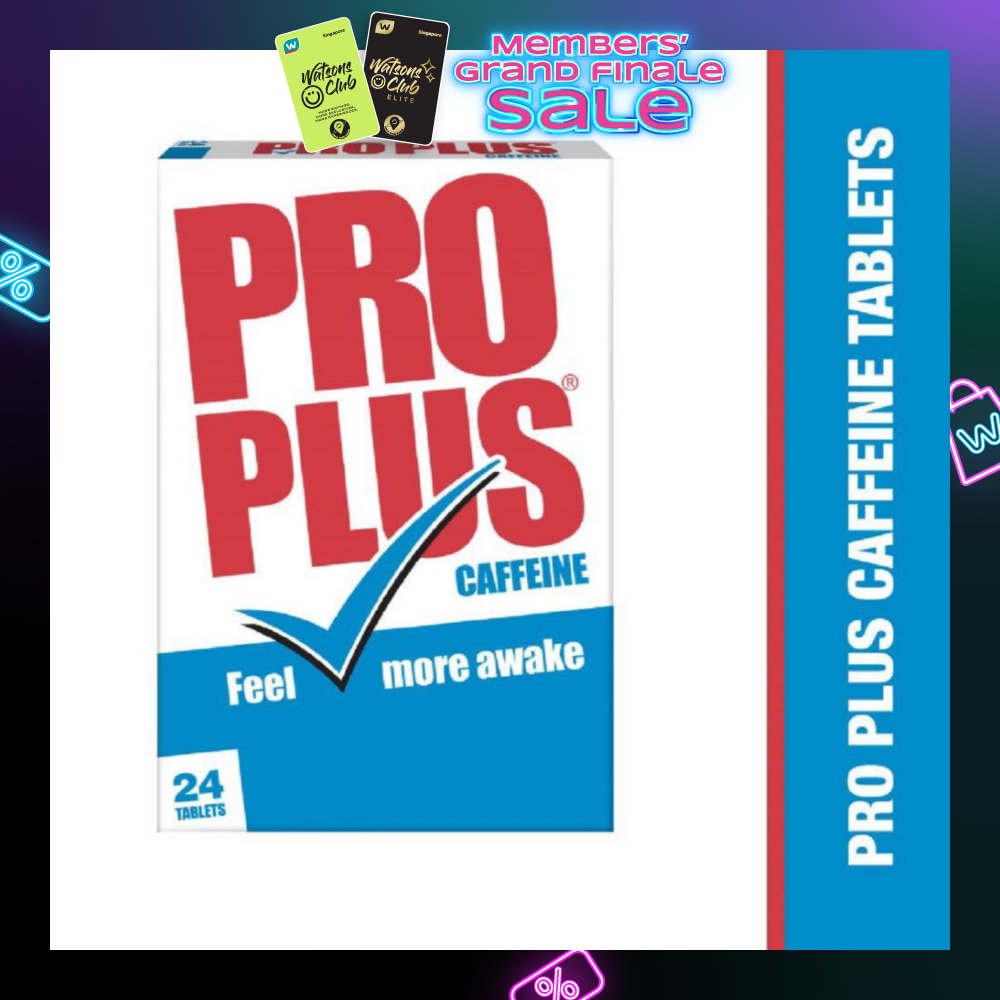 Caffeine Tablet (Help To Maintain Mental Alertness & Make Feel Less Tired) 24s