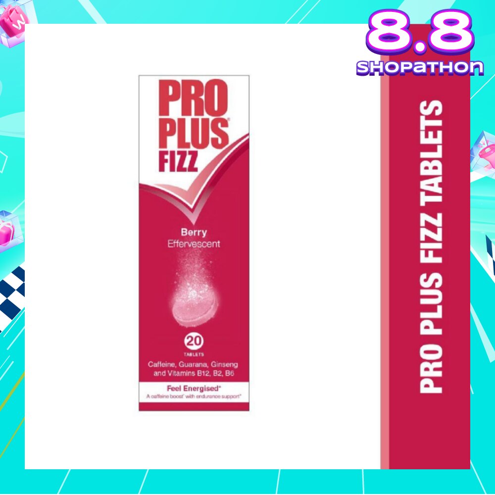 Fizz Effervescent Berry Tablet (To Help Increase Mental Alertness & Reduce Tiredness & Fatigue) 20s