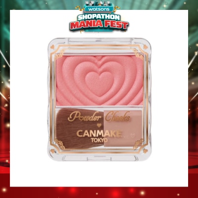 CANMAKE - Powder Cheeks P01 Powerful Pink 1.8g