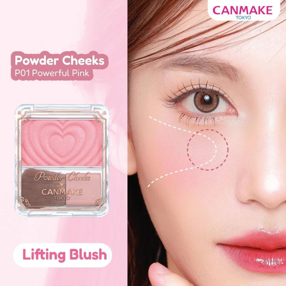 Powder Cheeks P01 Powerful Pink 1.8g