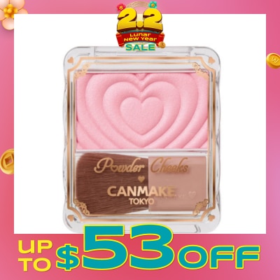 CANMAKE Powder Cheeks P02 Little Shy Pink 1.8g