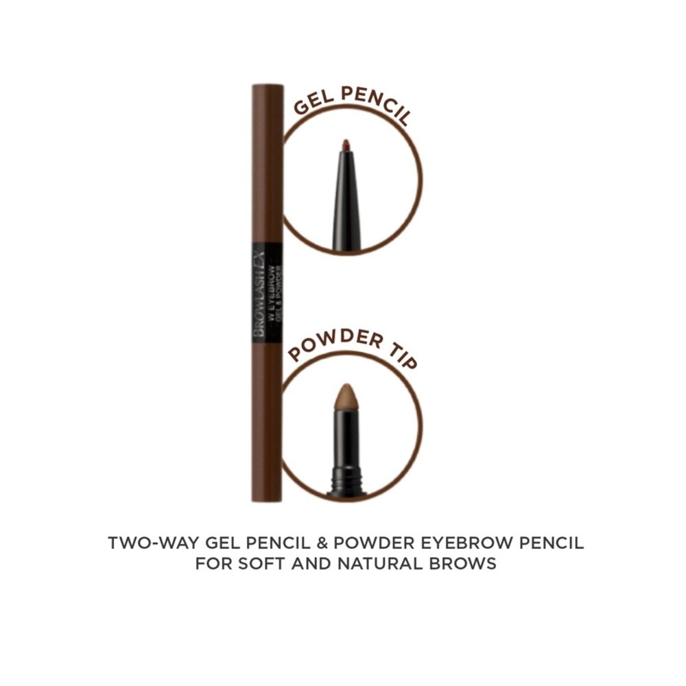 Water Strong W Eyebrow (Gel Pencil x Powder) Natural Brown