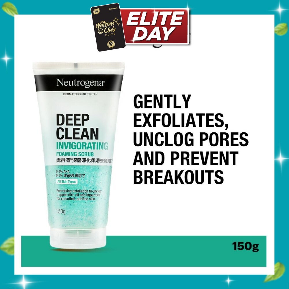 Invigorating Foaming Scrub (To Gently Exfoliates, Unclog Pores & Prevent Breakouts) 150g image