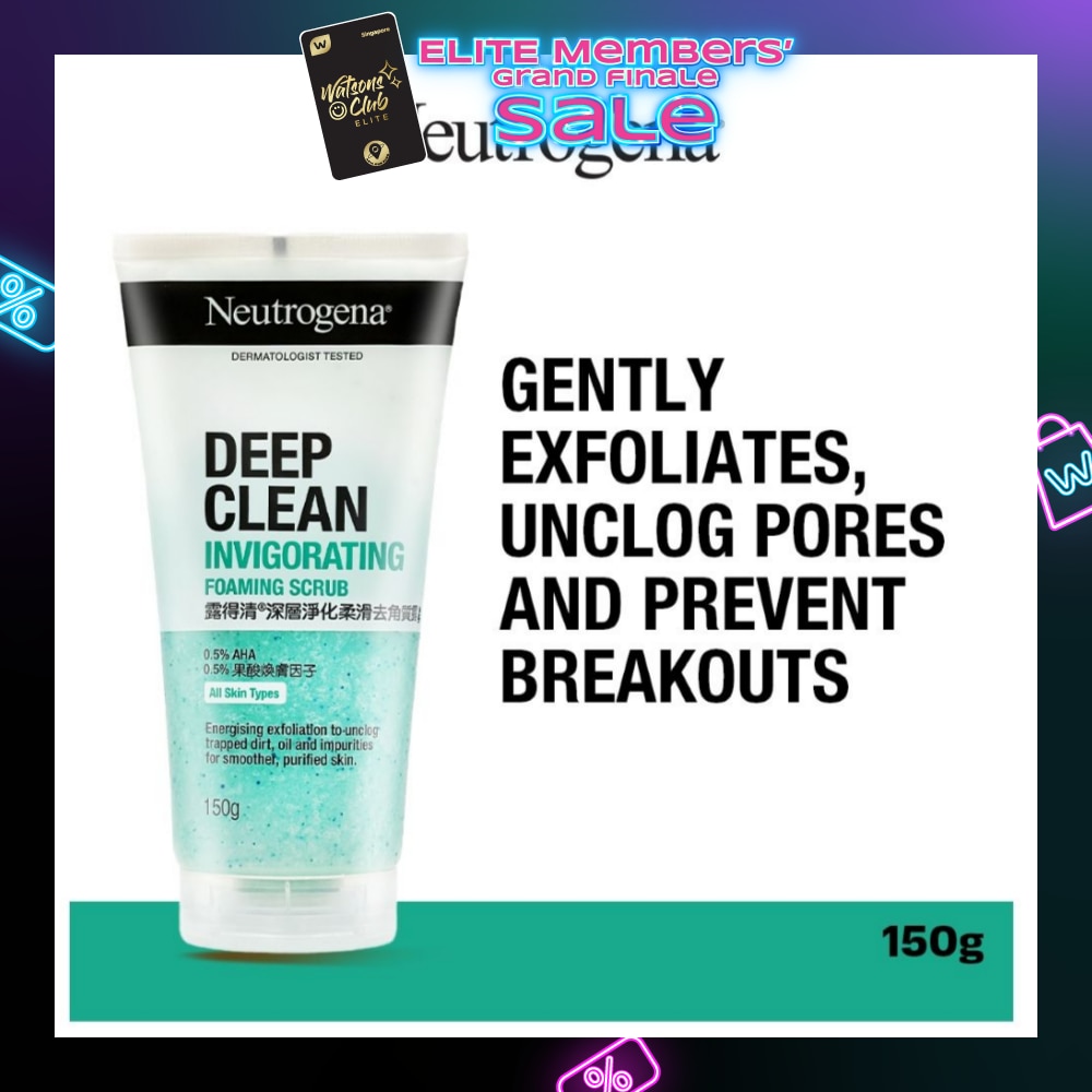 Invigorating Foaming Scrub (To Gently Exfoliates, Unclog Pores & Prevent Breakouts) 150g